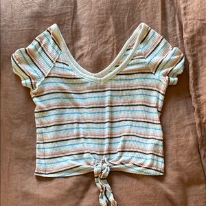 Striped Multicolor Women's Top